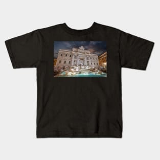 The Trevi Fountain in Rome, Italy Kids T-Shirt